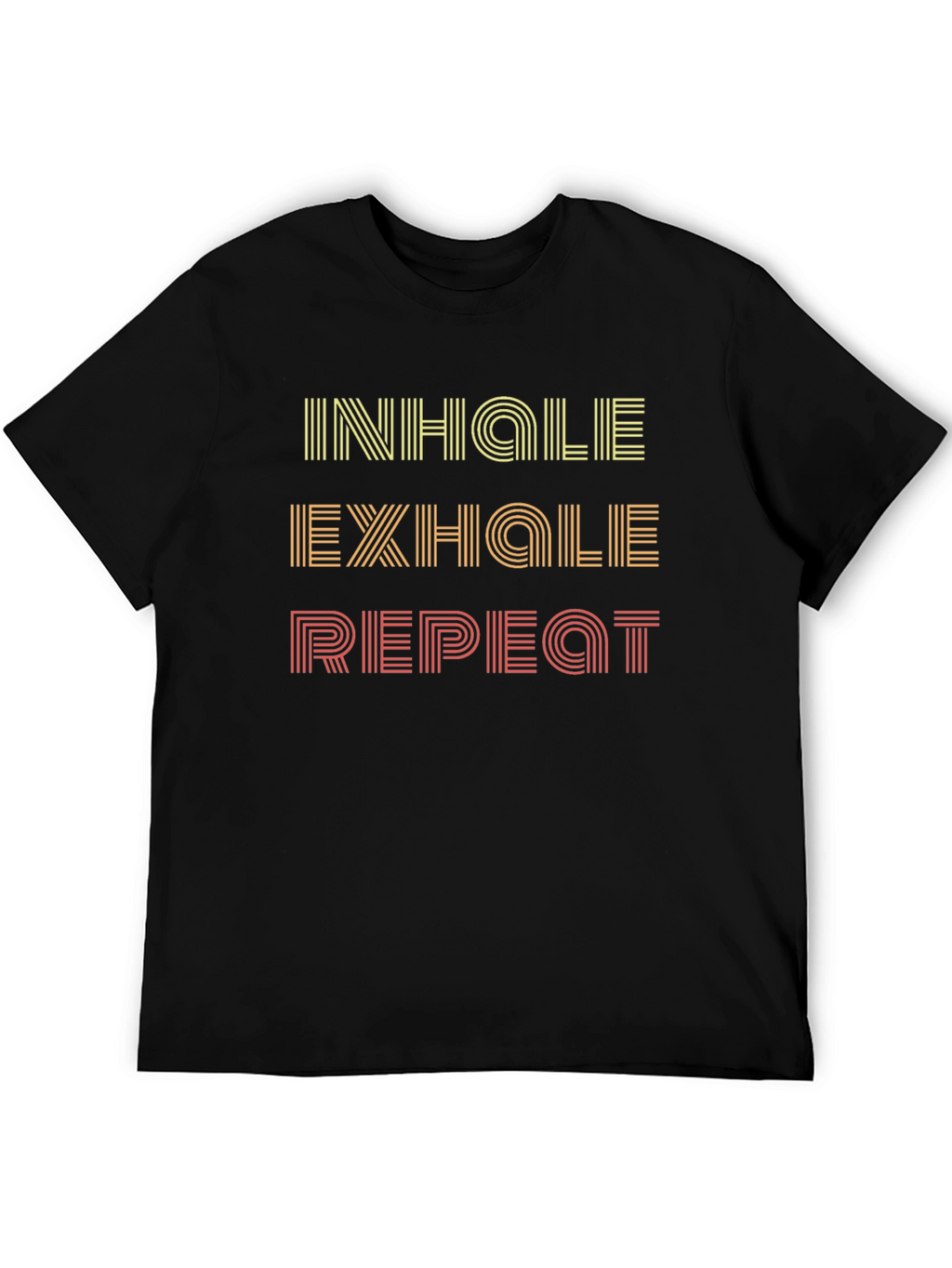 Inhale Exhale Repeat Graphic Tee