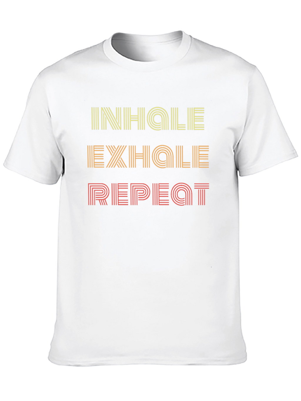 Inhale Exhale Repeat Graphic Tee