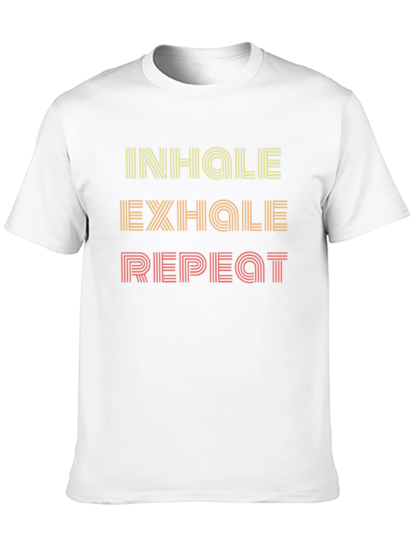 Inhale Exhale Repeat Graphic Tee