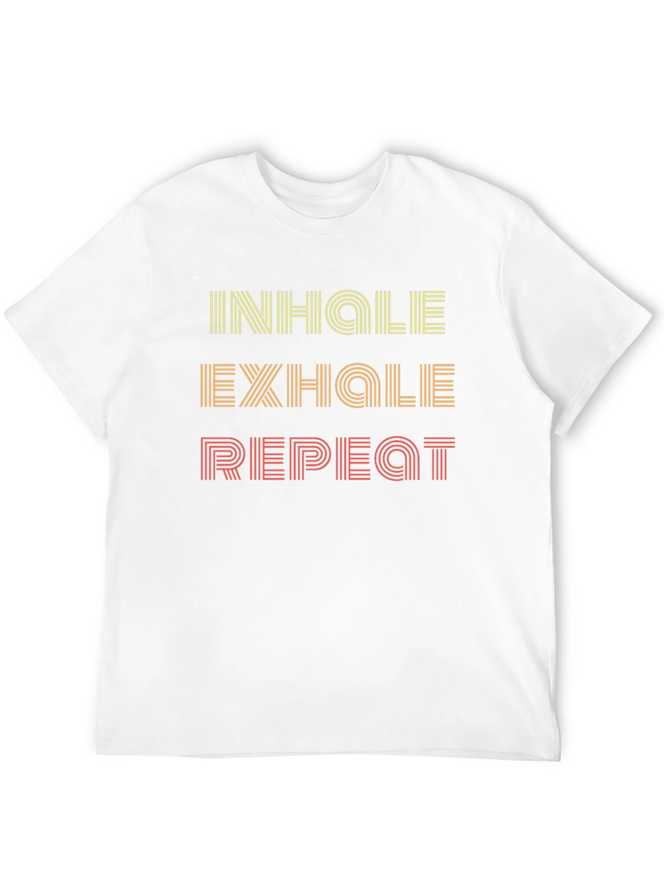 Inhale Exhale Repeat Graphic Tee