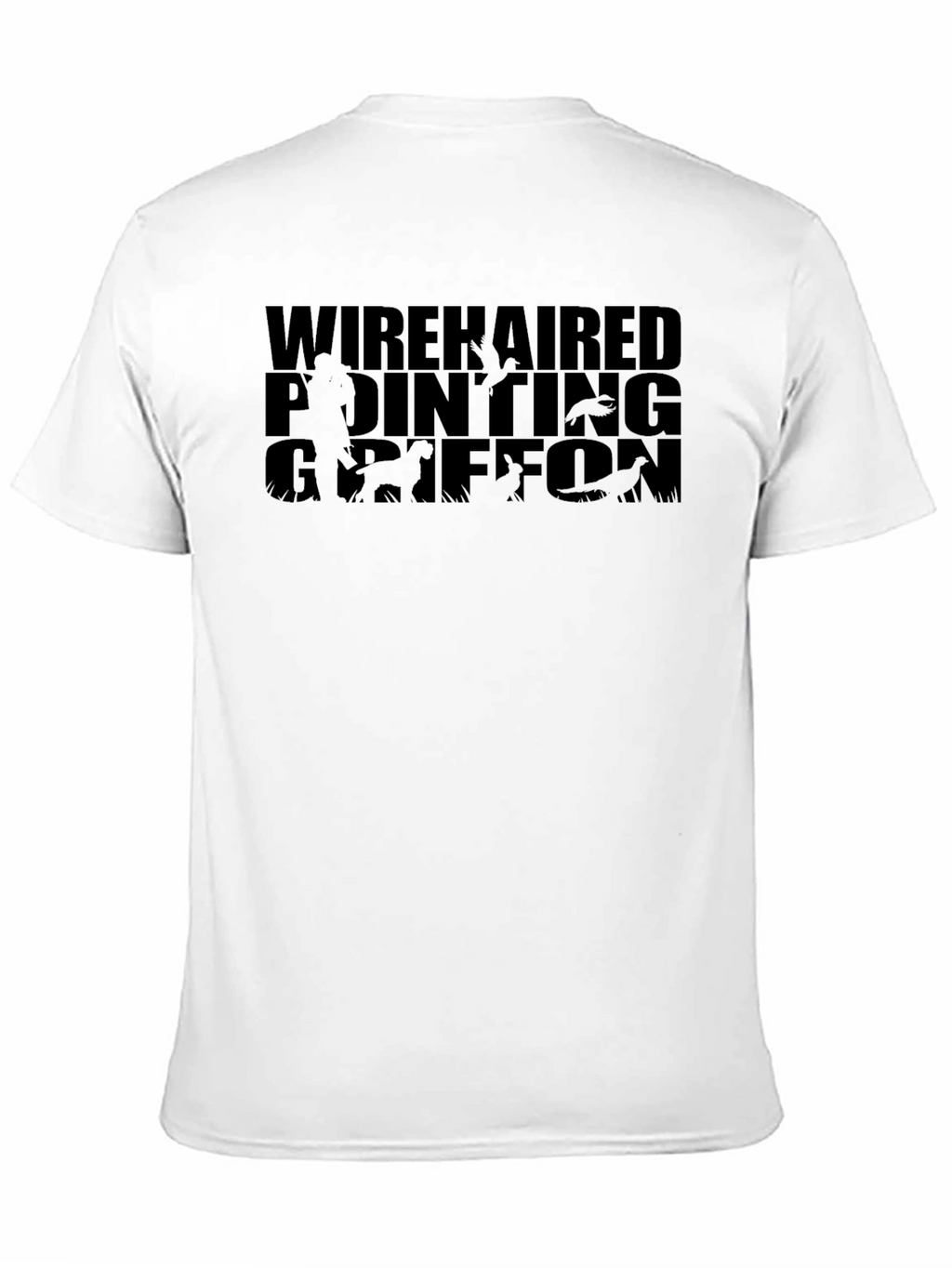 Wirehaired Pointing Griffon Black T-Shirt