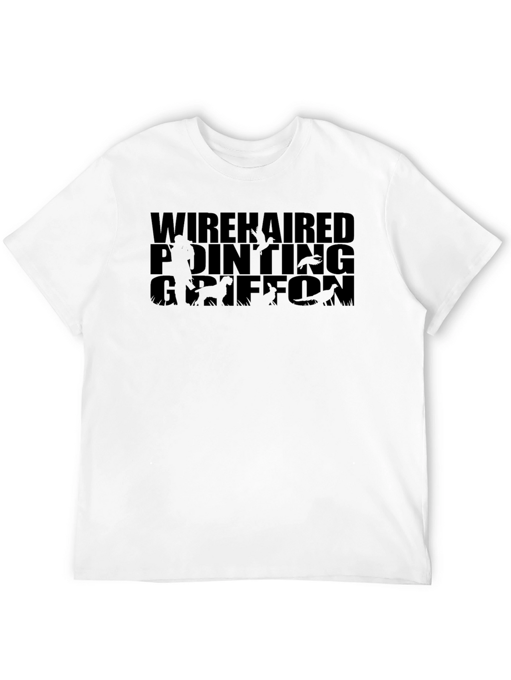 Wirehaired Pointing Griffon Black T-Shirt