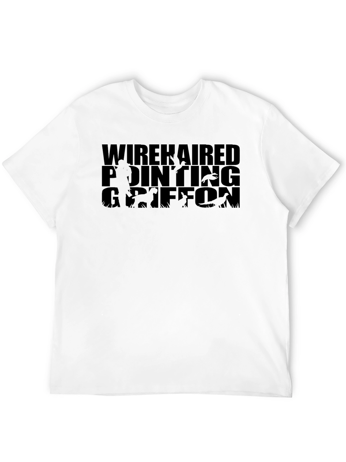 Wirehaired Pointing Griffon Black T-Shirt