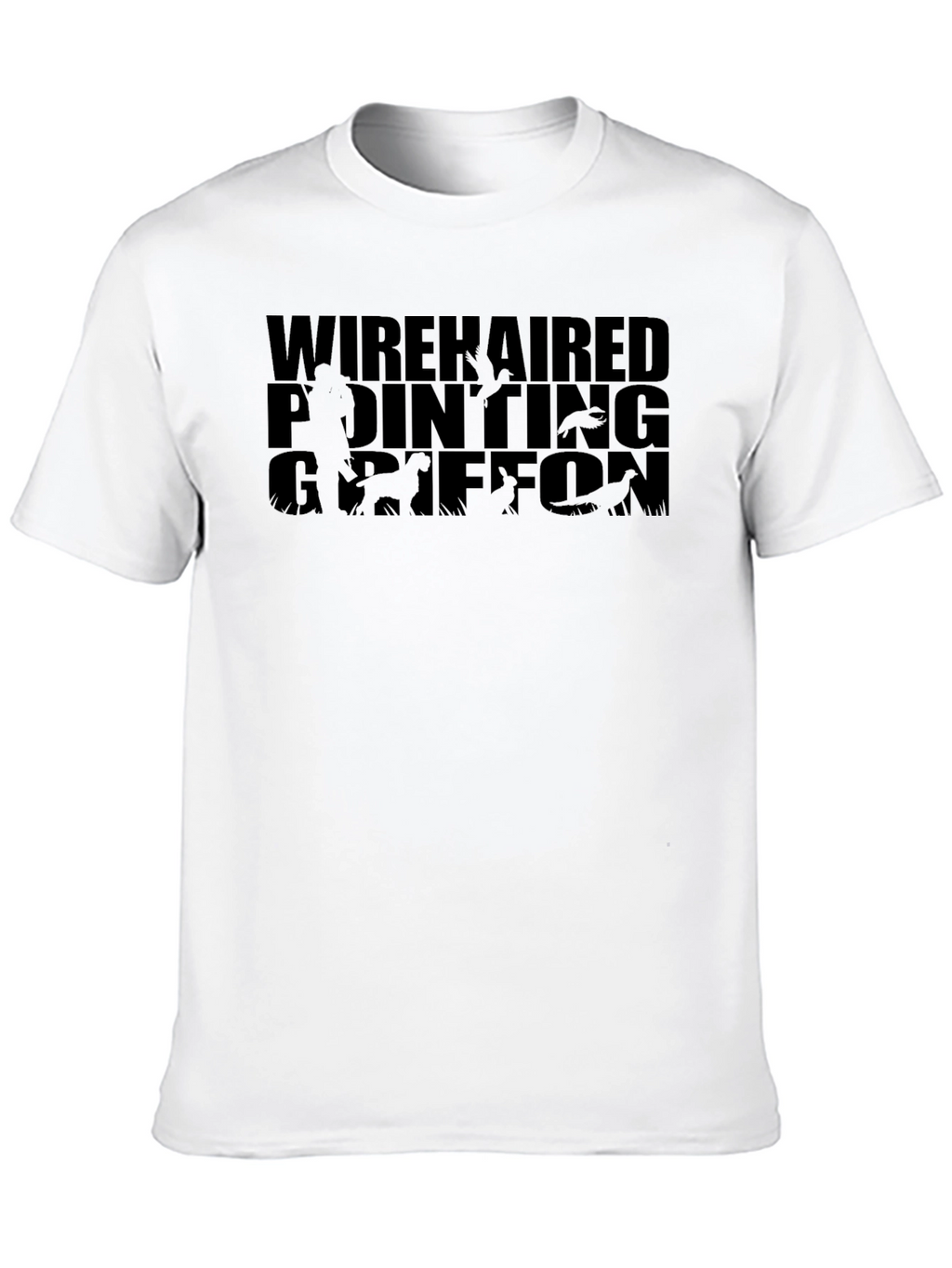 Wirehaired Pointing Griffon Black T-Shirt