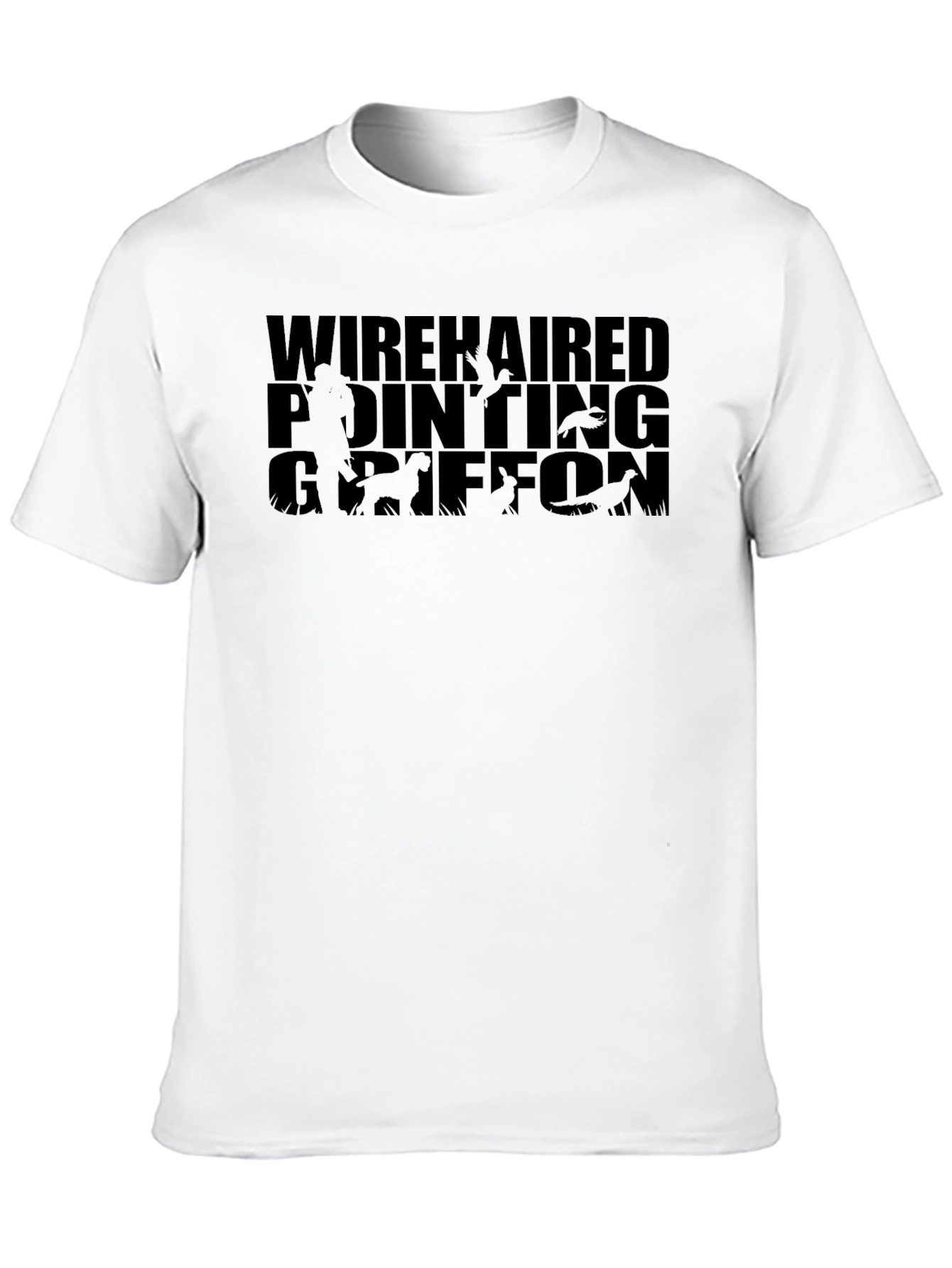 Wirehaired Pointing Griffon Black T-Shirt
