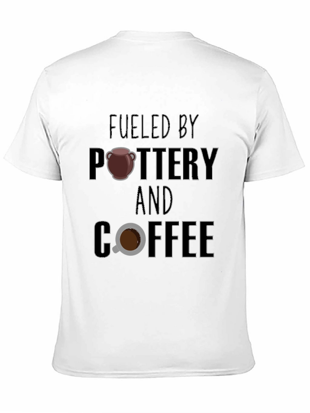 Fueled by Pottery and Coffee Graphic Tee