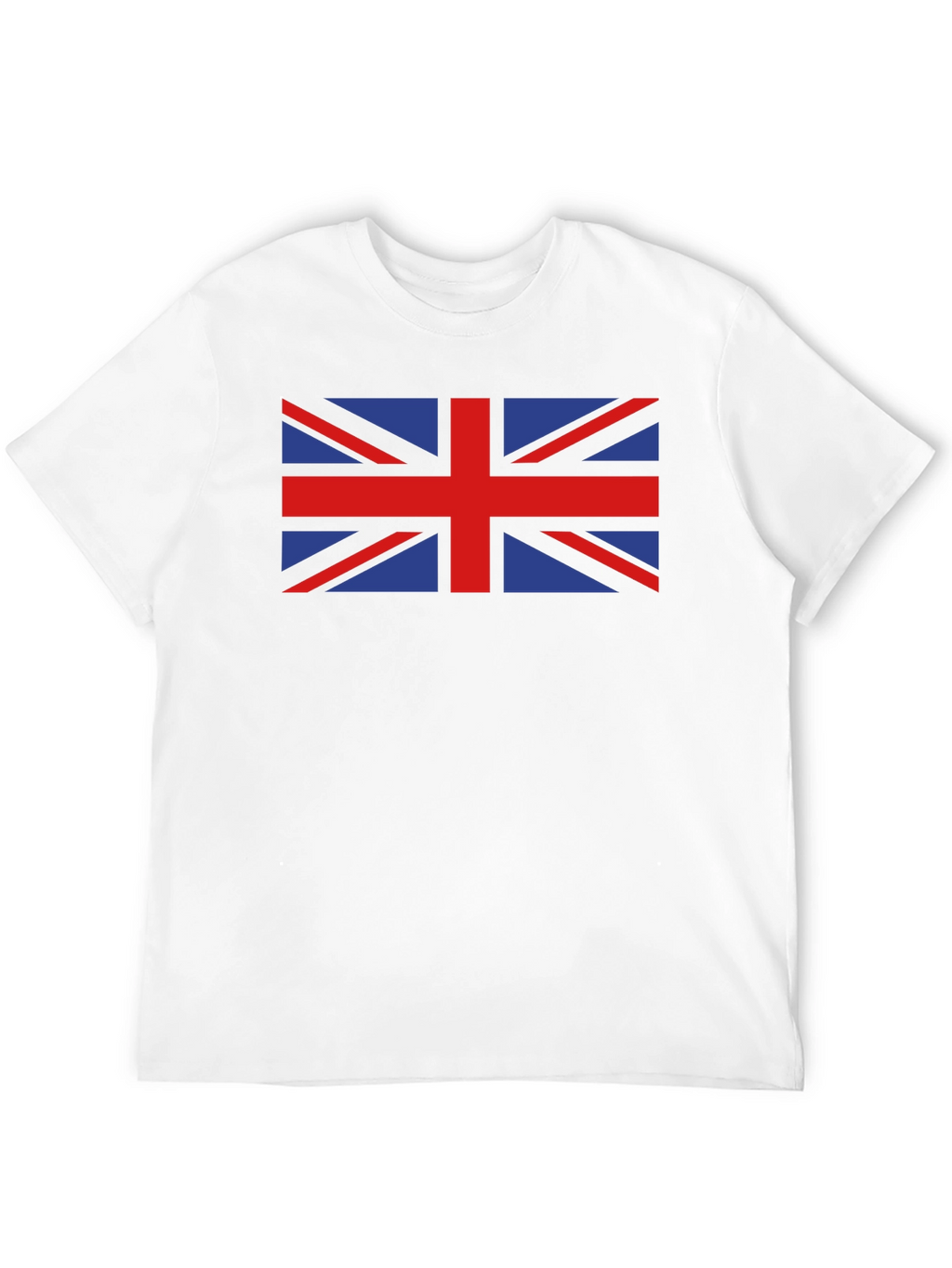 British Flag Graphic Tee - Black Crew Neck T-Shirt