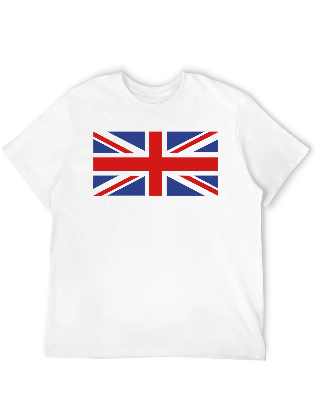 British Flag Graphic Tee - Black Crew Neck T-Shirt