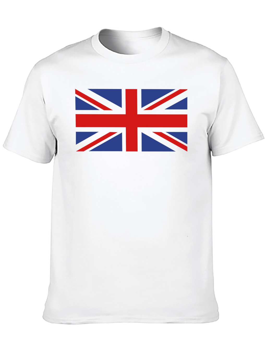 British Flag Graphic Tee - Black Crew Neck T-Shirt