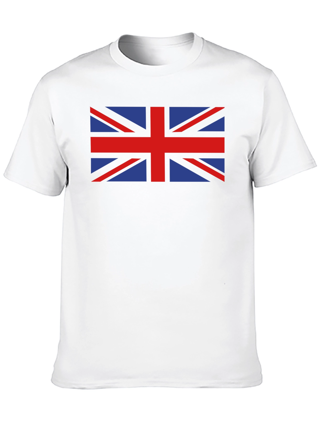 British Flag Graphic Tee - Black Crew Neck T-Shirt