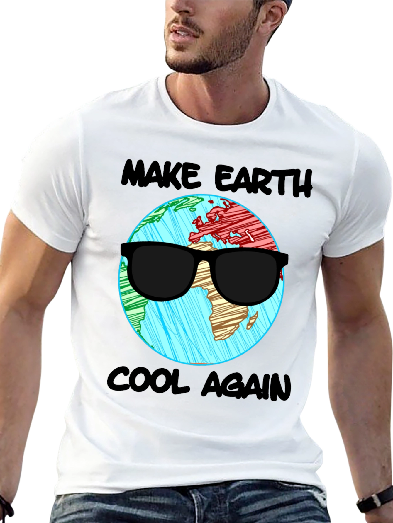 Cool Earth Graphic Tee: Make Earth Cool Again