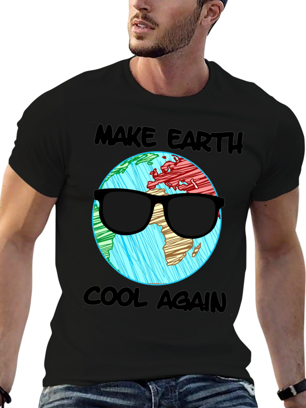 Cool Earth Graphic Tee: Make Earth Cool Again