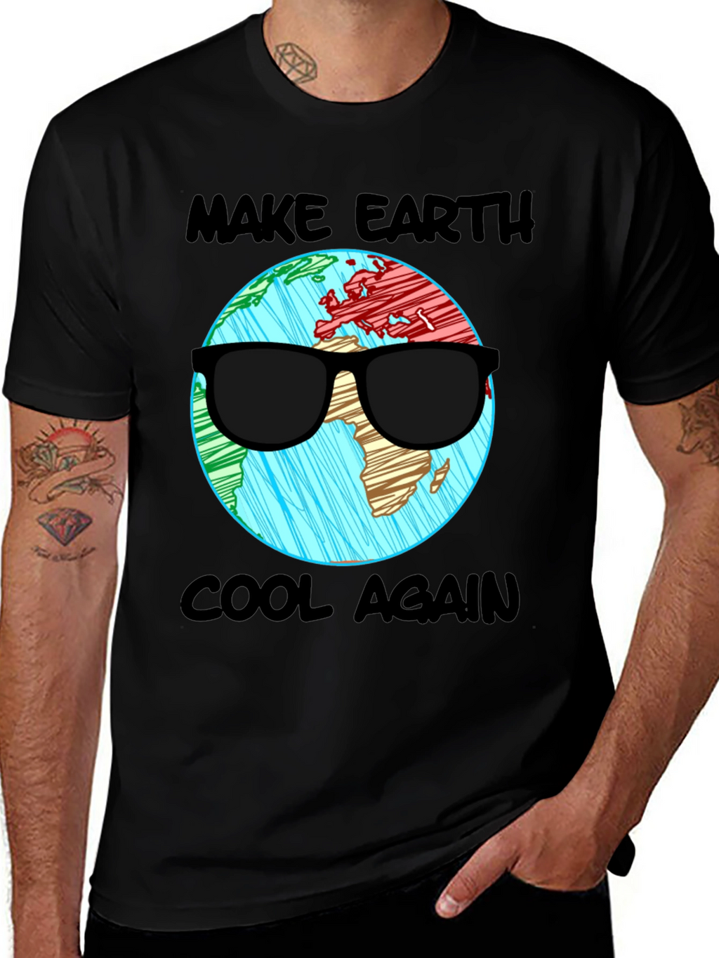 Cool Earth Graphic Tee: Make Earth Cool Again
