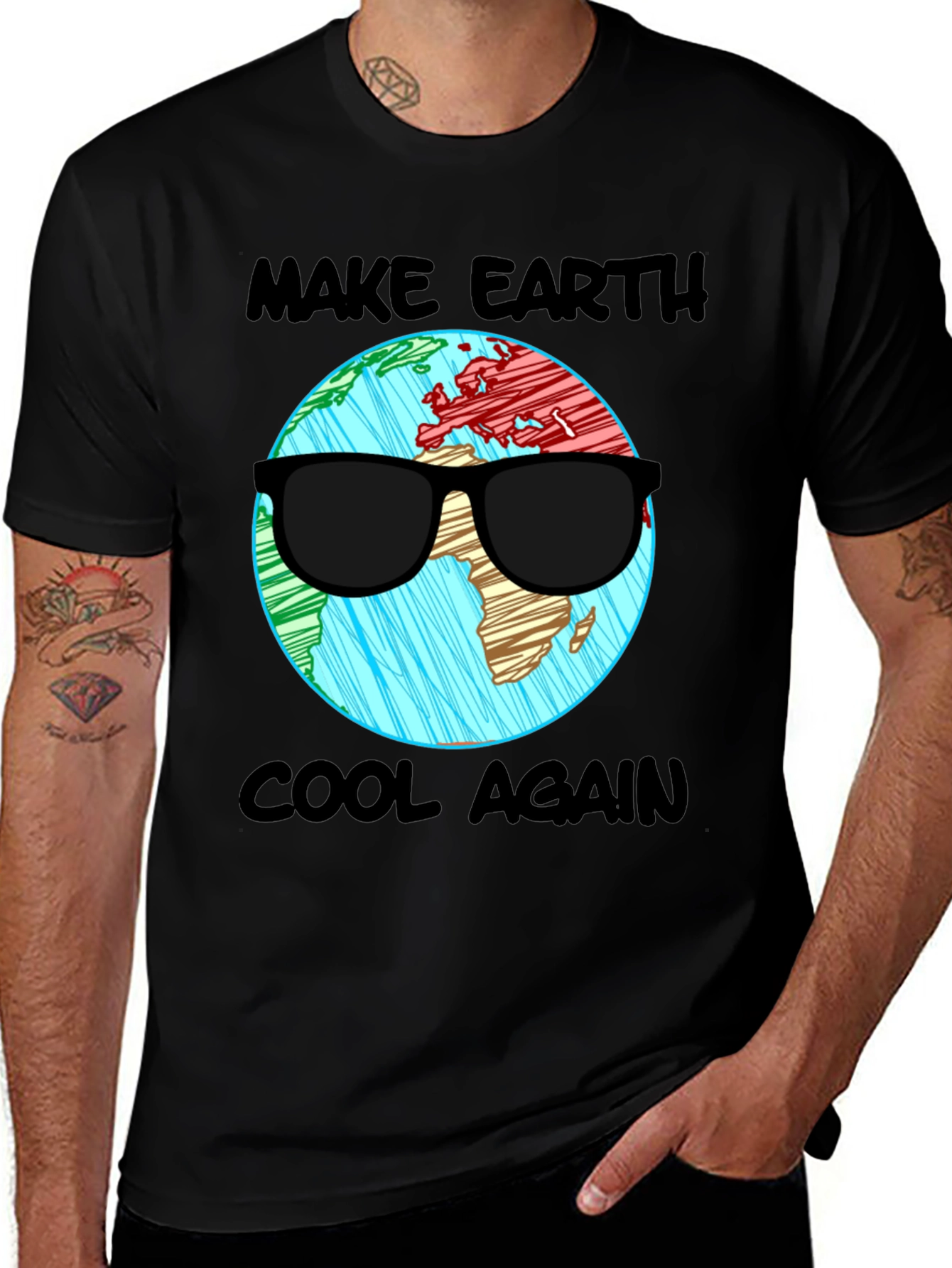 Cool Earth Graphic Tee: Make Earth Cool Again