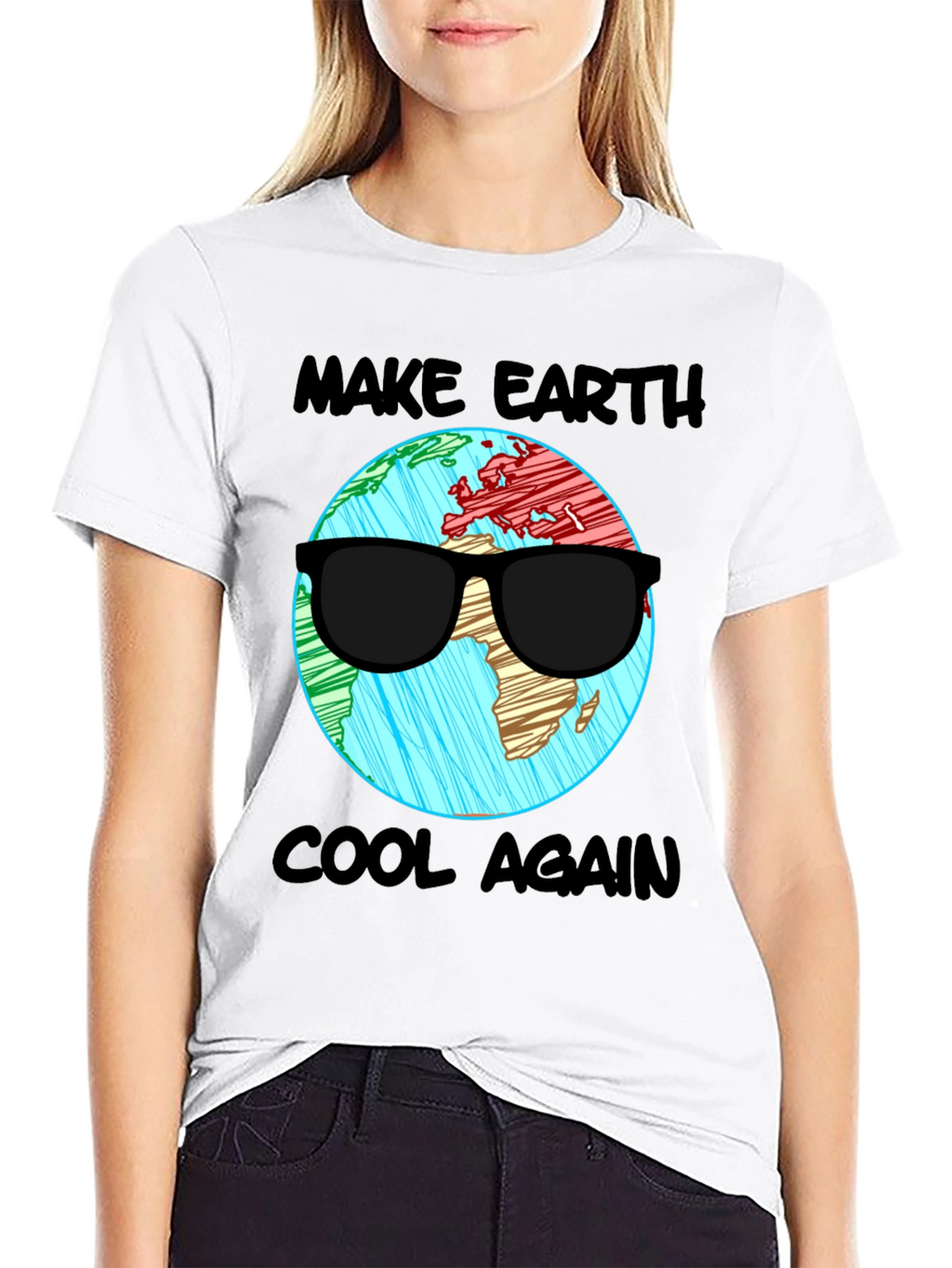 Cool Earth Graphic Tee: Make Earth Cool Again