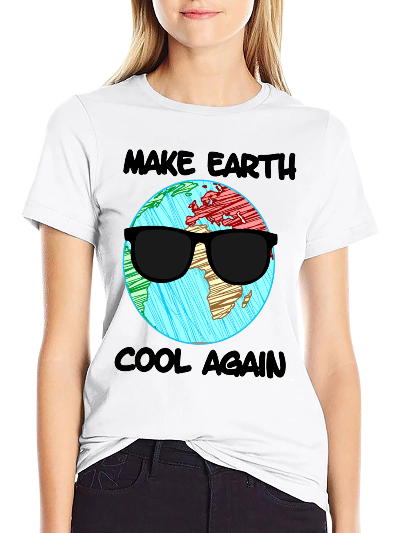 Cool Earth Graphic Tee: Make Earth Cool Again