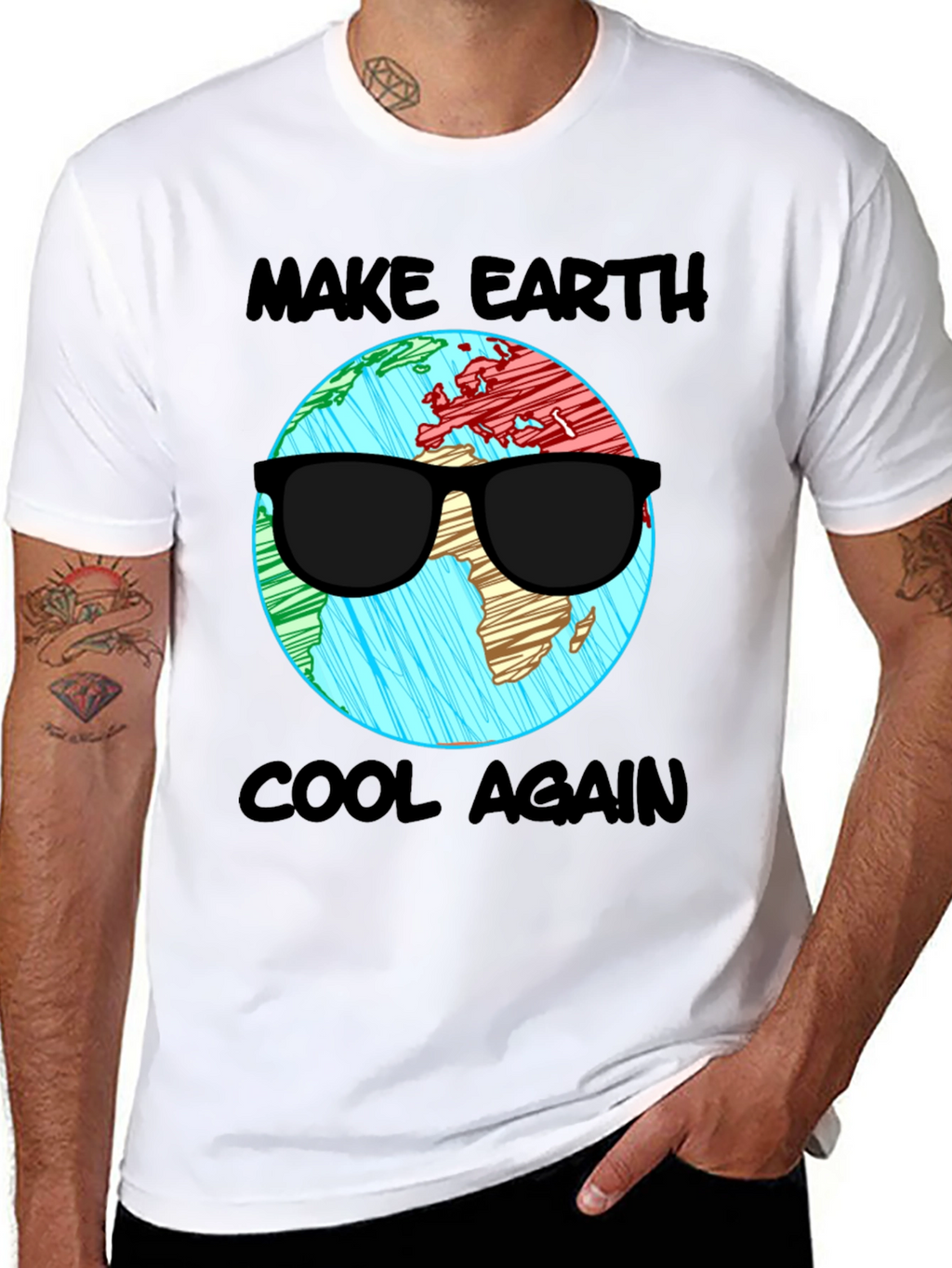 Cool Earth Graphic Tee: Make Earth Cool Again