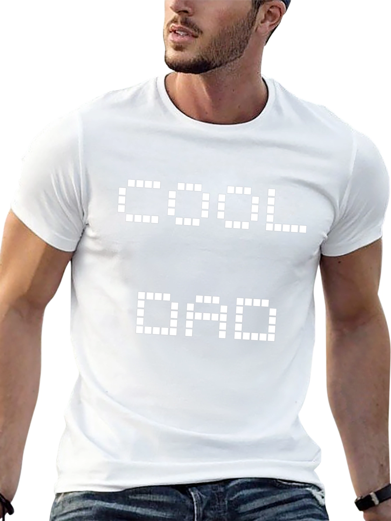 Cool Dad Graphic Tee - Black Casual Shirt