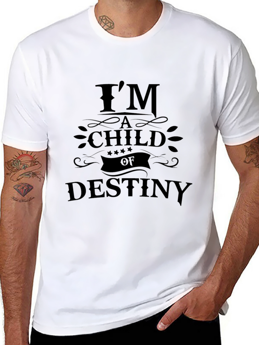 Im A Child Of Destiny Black T-Shirt