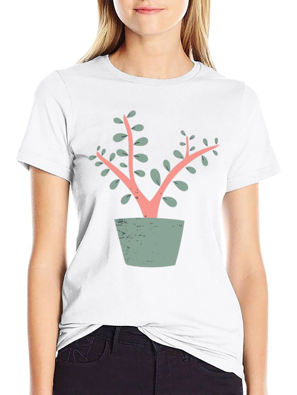 Modern Plant T-Shirt - Stylish Graphic Tee