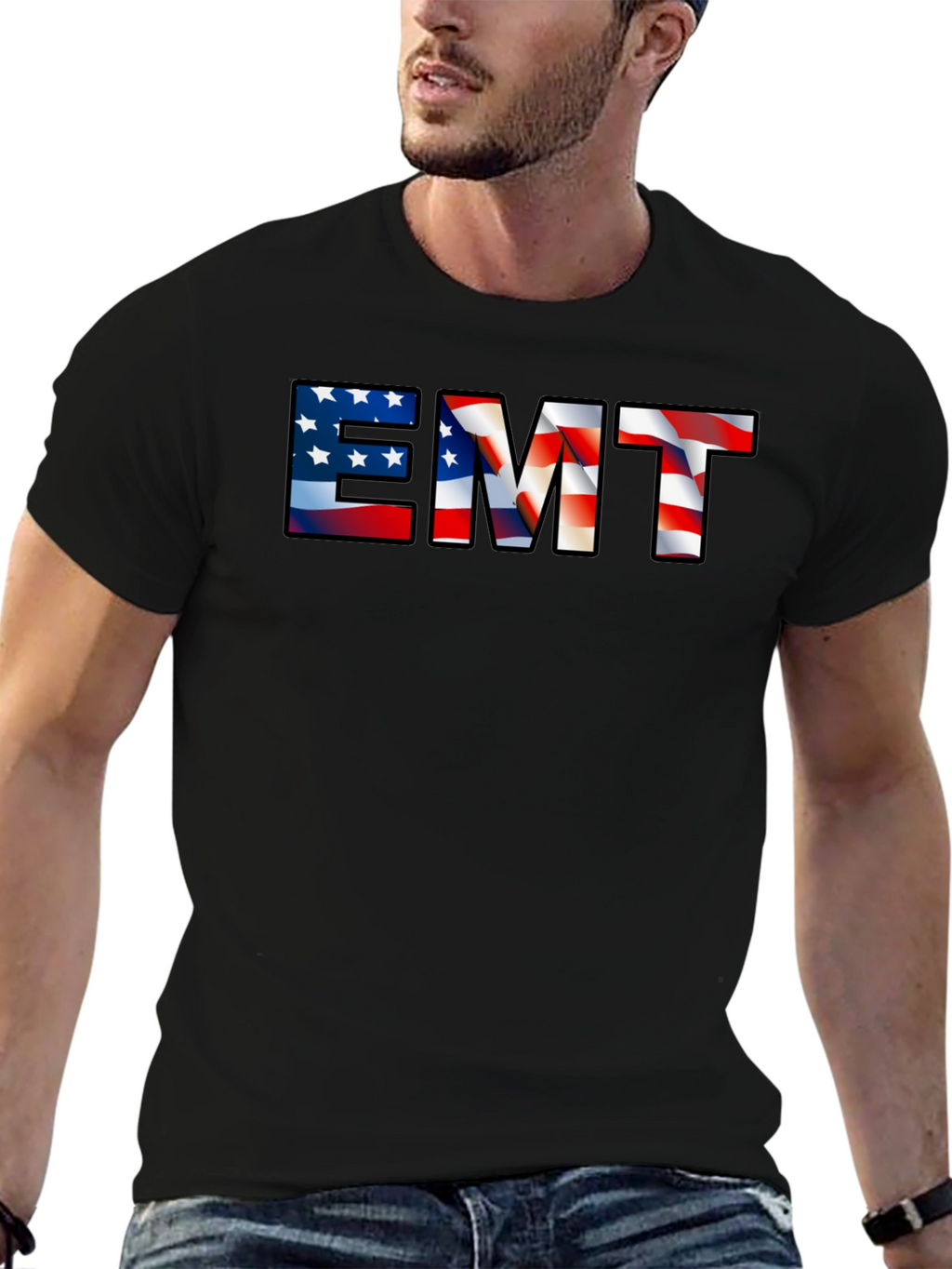 EMT American Flag T-Shirt