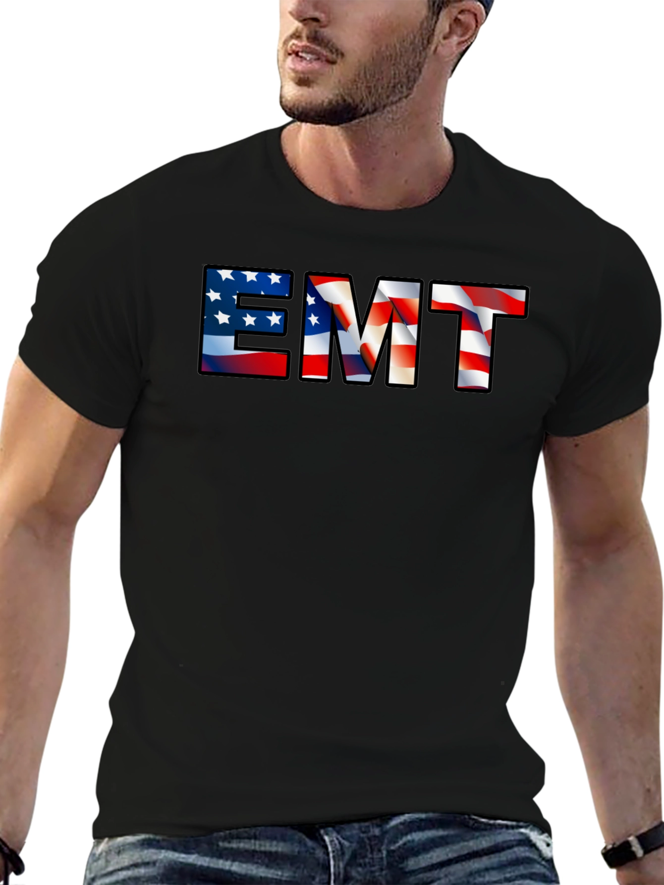 EMT American Flag T-Shirt