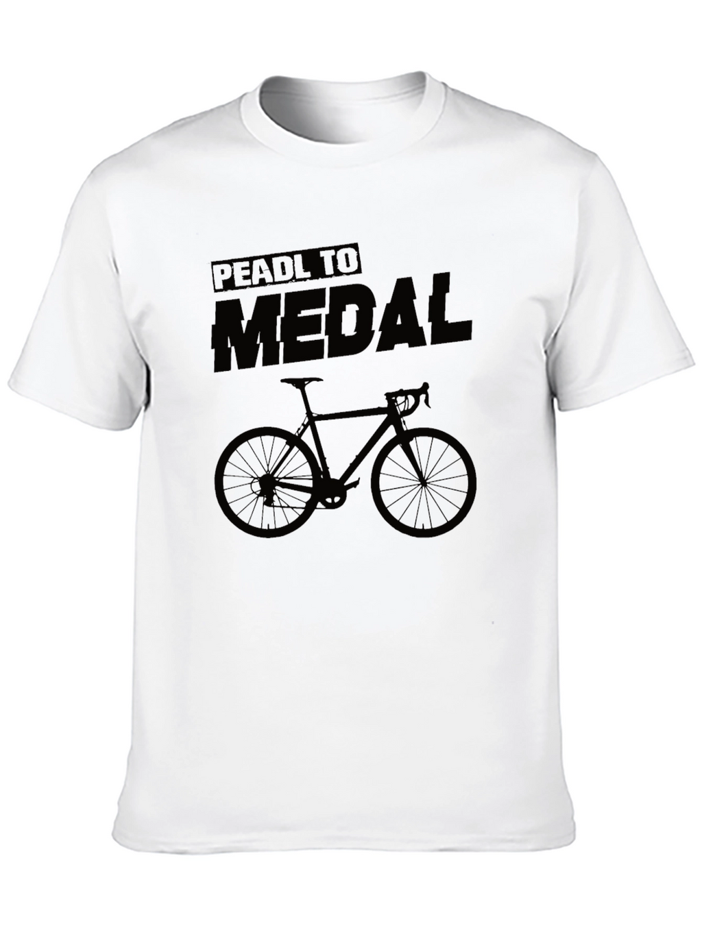 Pedal to Medal Black Graphic T-Shirt