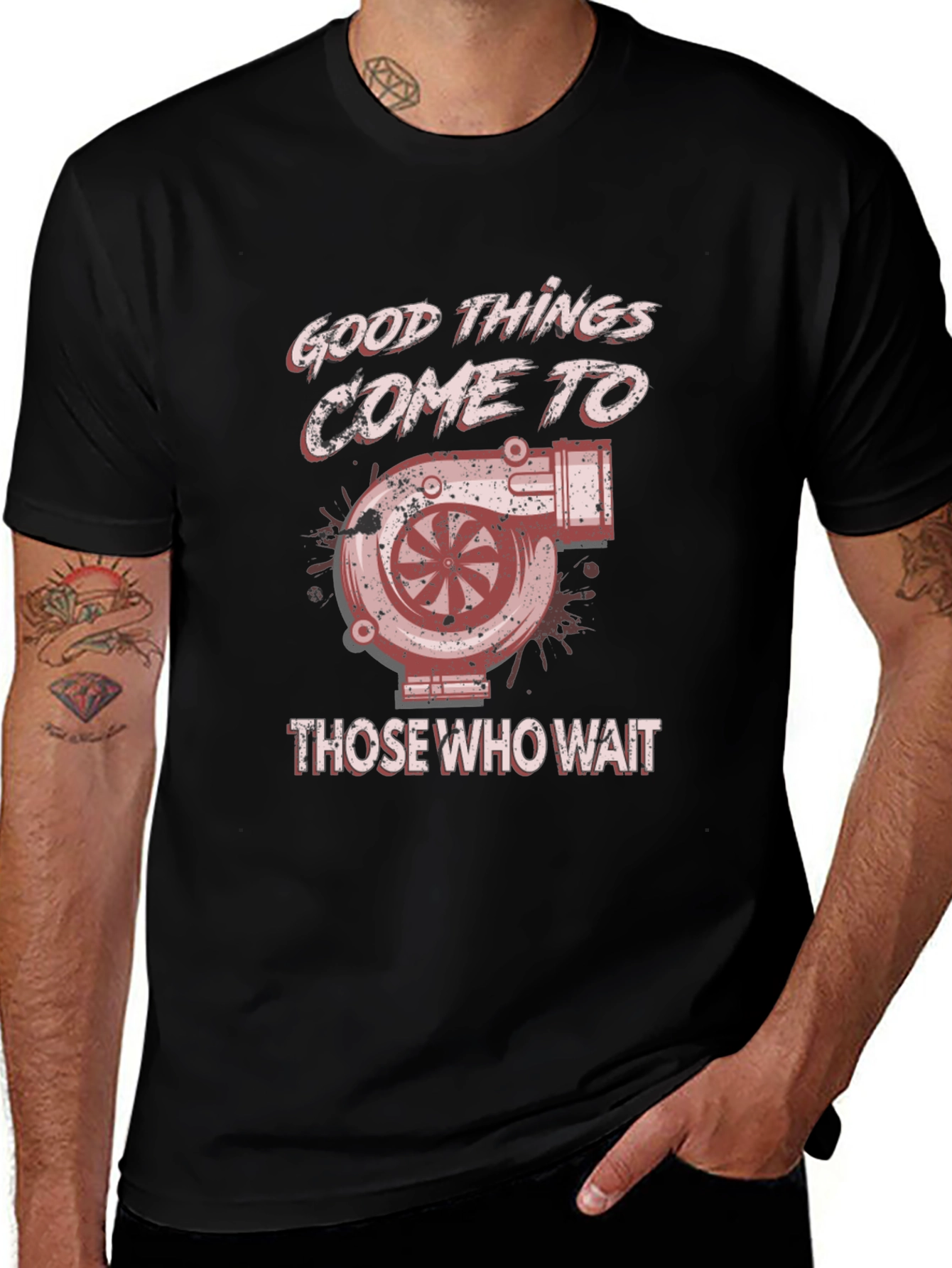 Good Things Come Turbo T-Shirt - Car Enthusiast Tee