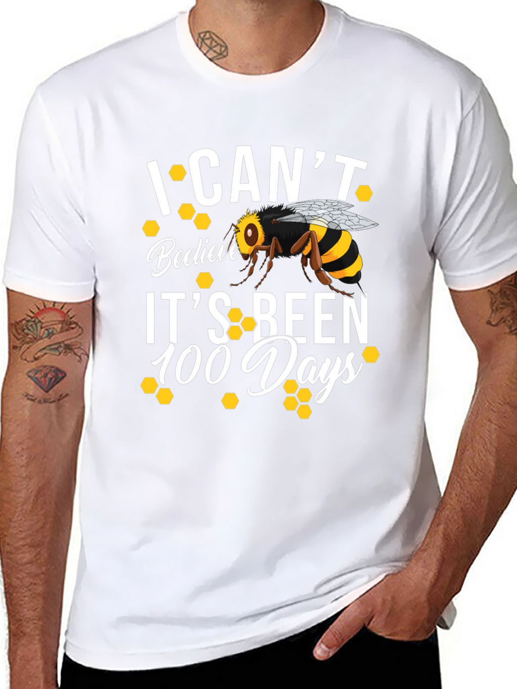 Bee-lieve 100 Days T-Shirt