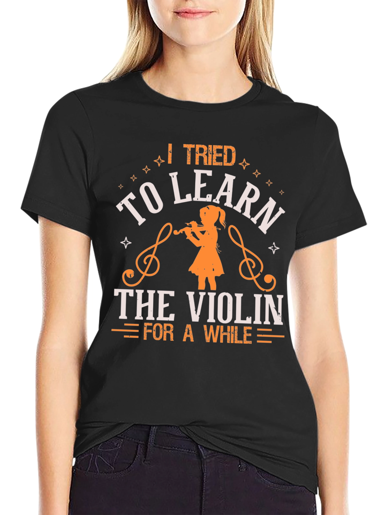 I Tried to Learn the Violin T-Shirt Musician Tee