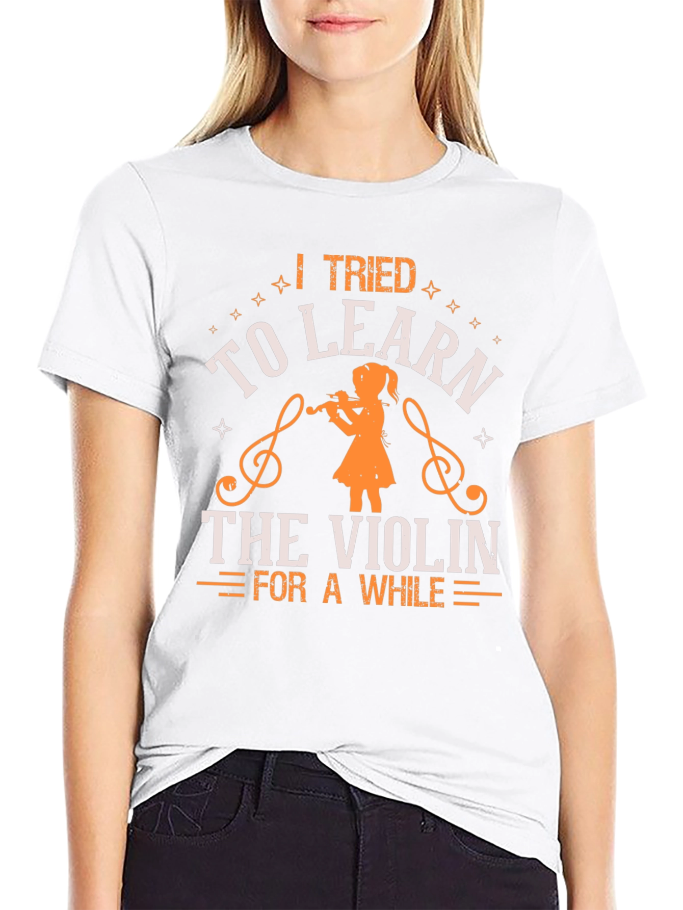 I Tried to Learn the Violin T-Shirt Musician Tee