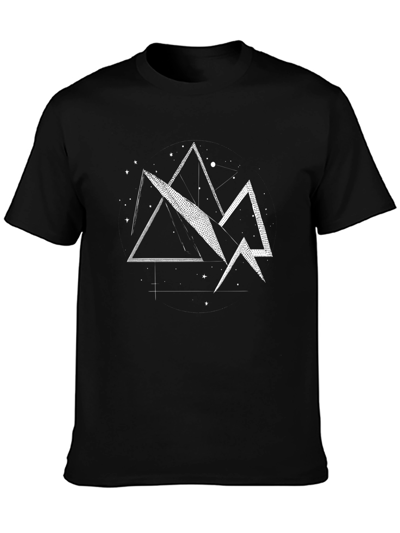 Geometric Mountain Graphic Tee