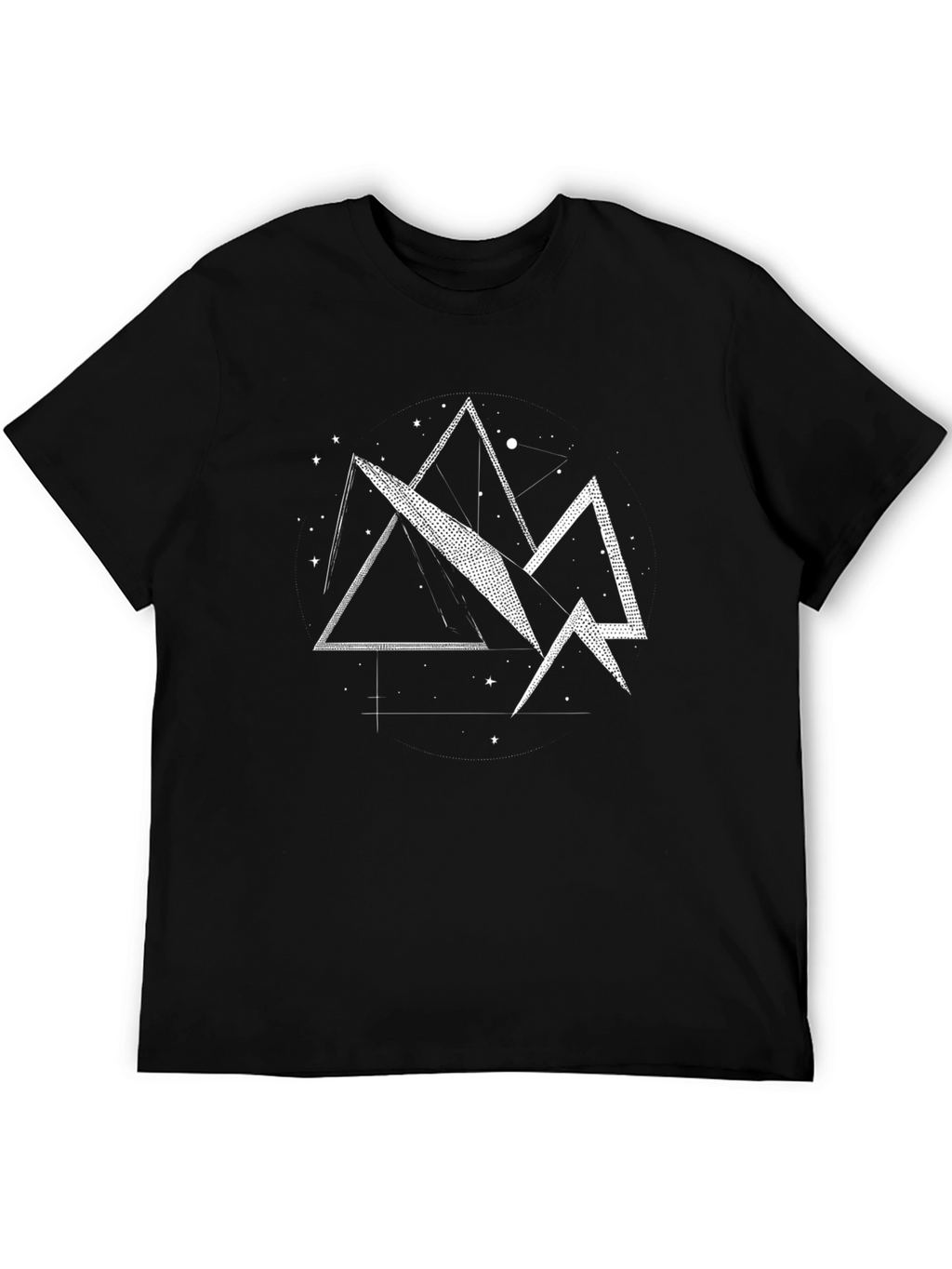 Geometric Mountain Graphic Tee