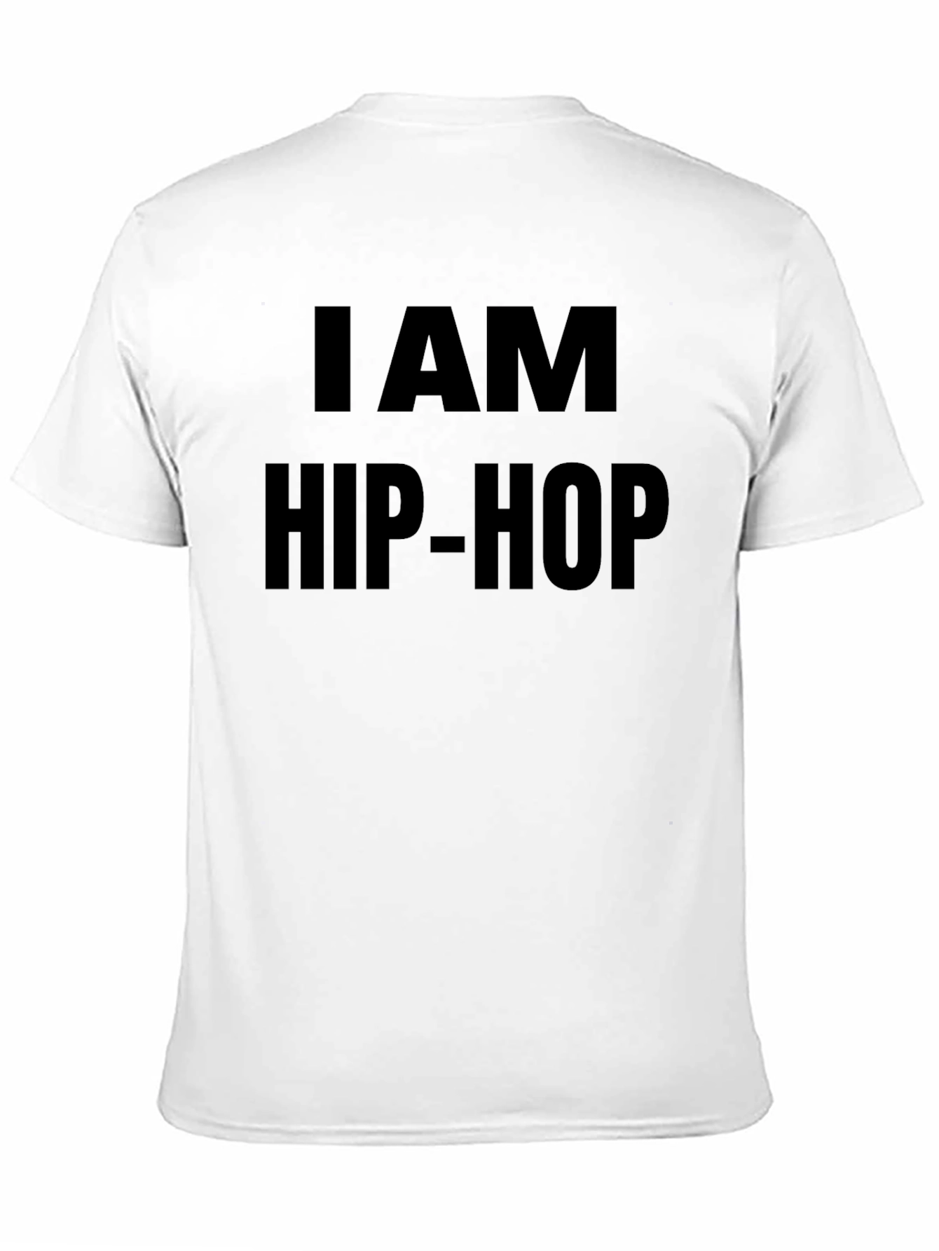 I AM HIP-HOP Black Graphic Tee