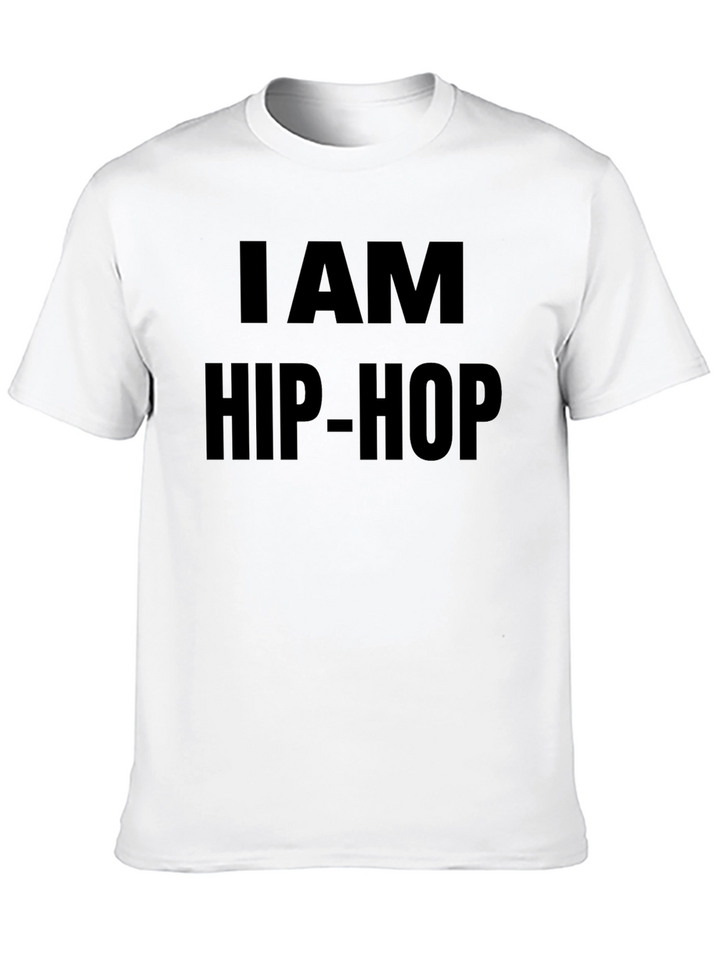 I AM HIP-HOP Black Graphic Tee