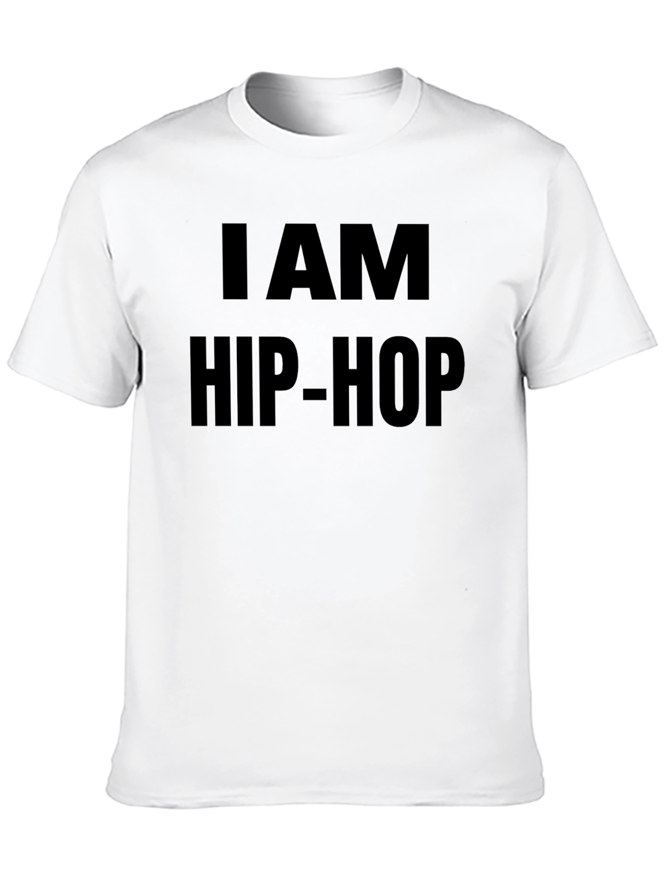 I AM HIP-HOP Black Graphic Tee