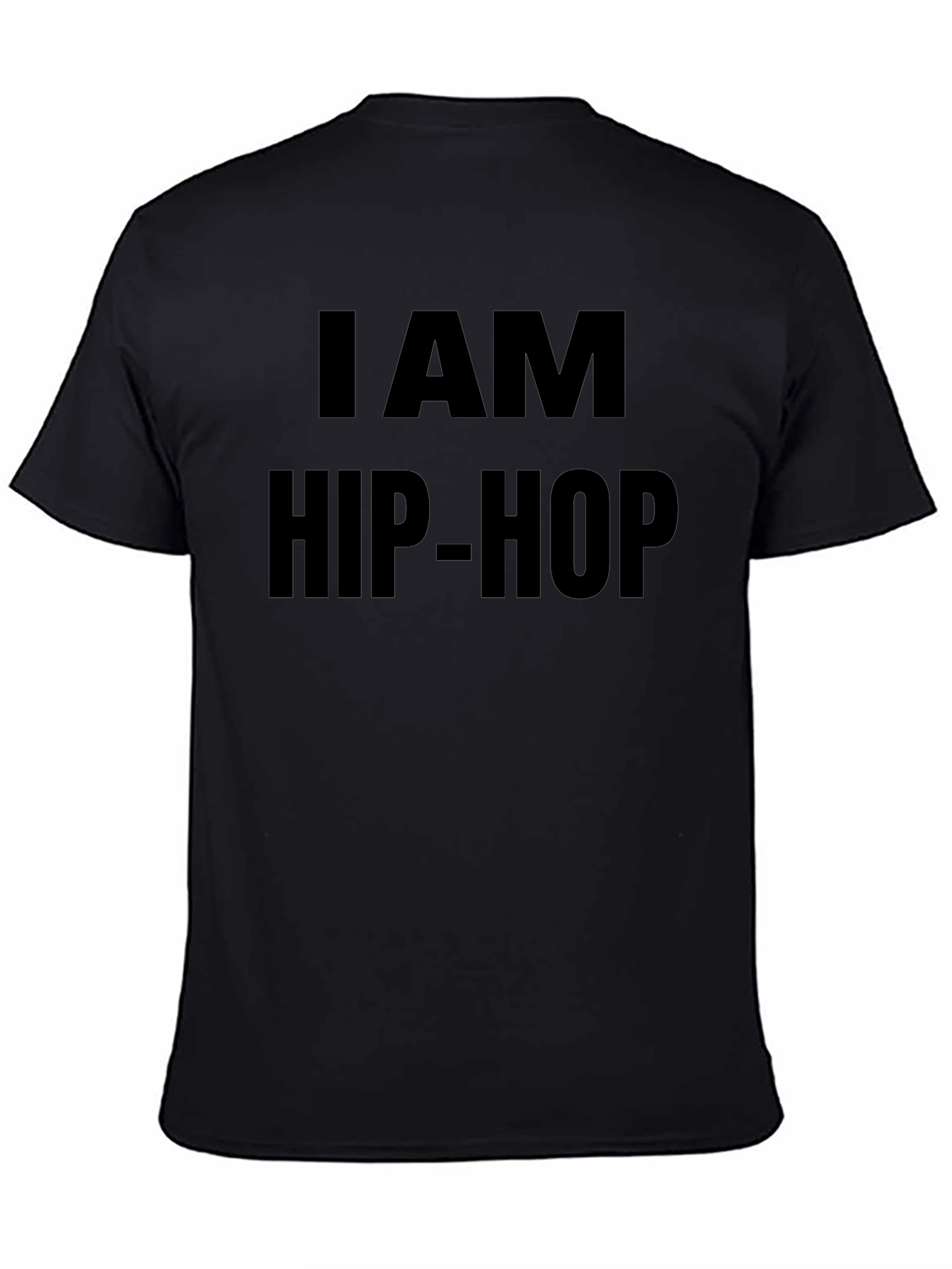 I AM HIP-HOP Black Graphic Tee