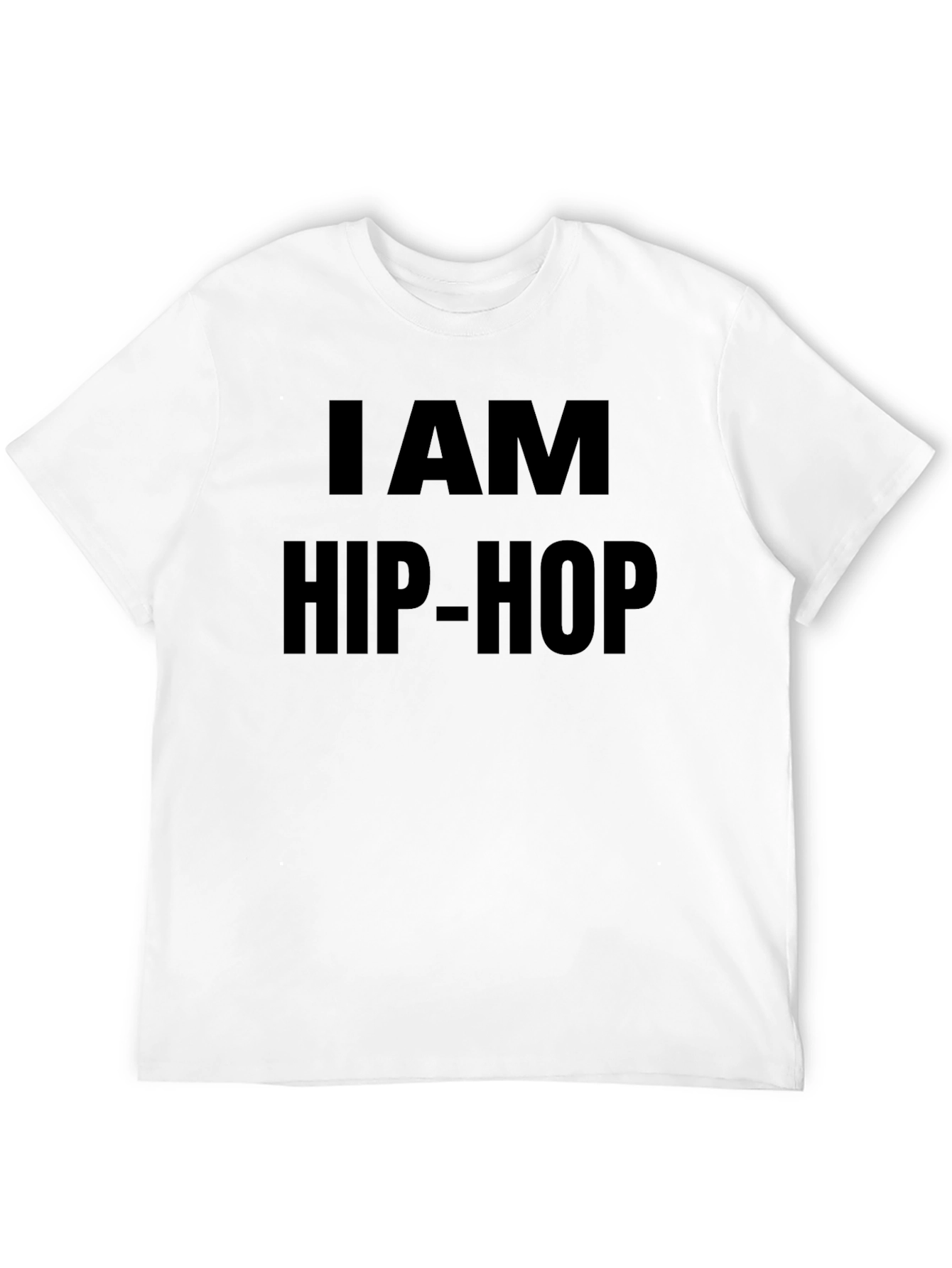 I AM HIP-HOP Black Graphic Tee