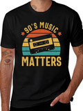 90s Music Matters Retro Cassette Tape T-Shirt