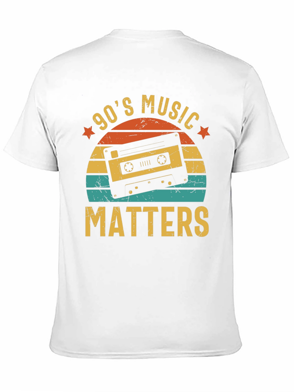 90s Music Matters Retro Cassette Tape T-Shirt
