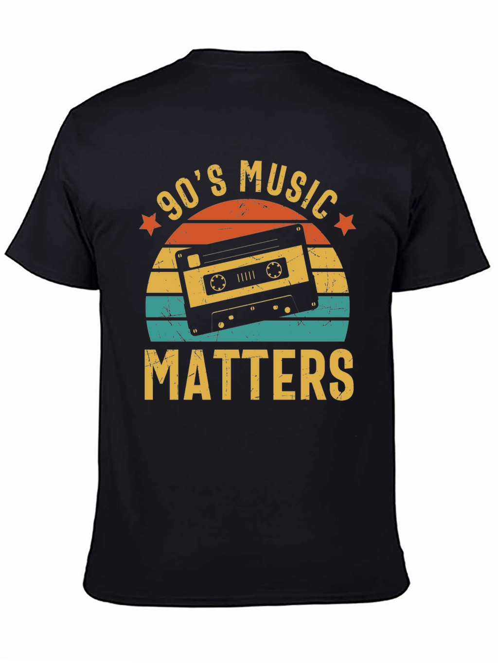 90s Music Matters Retro Cassette Tape T-Shirt