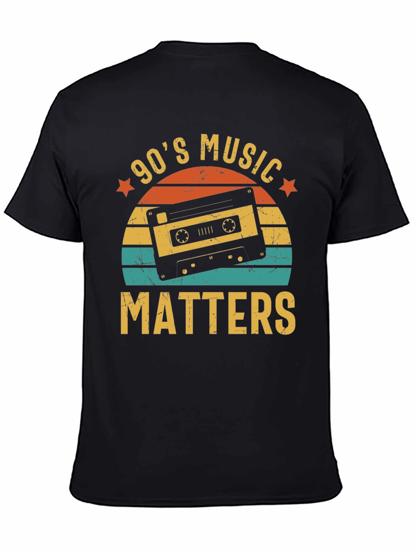 90s Music Matters Retro Cassette Tape T-Shirt