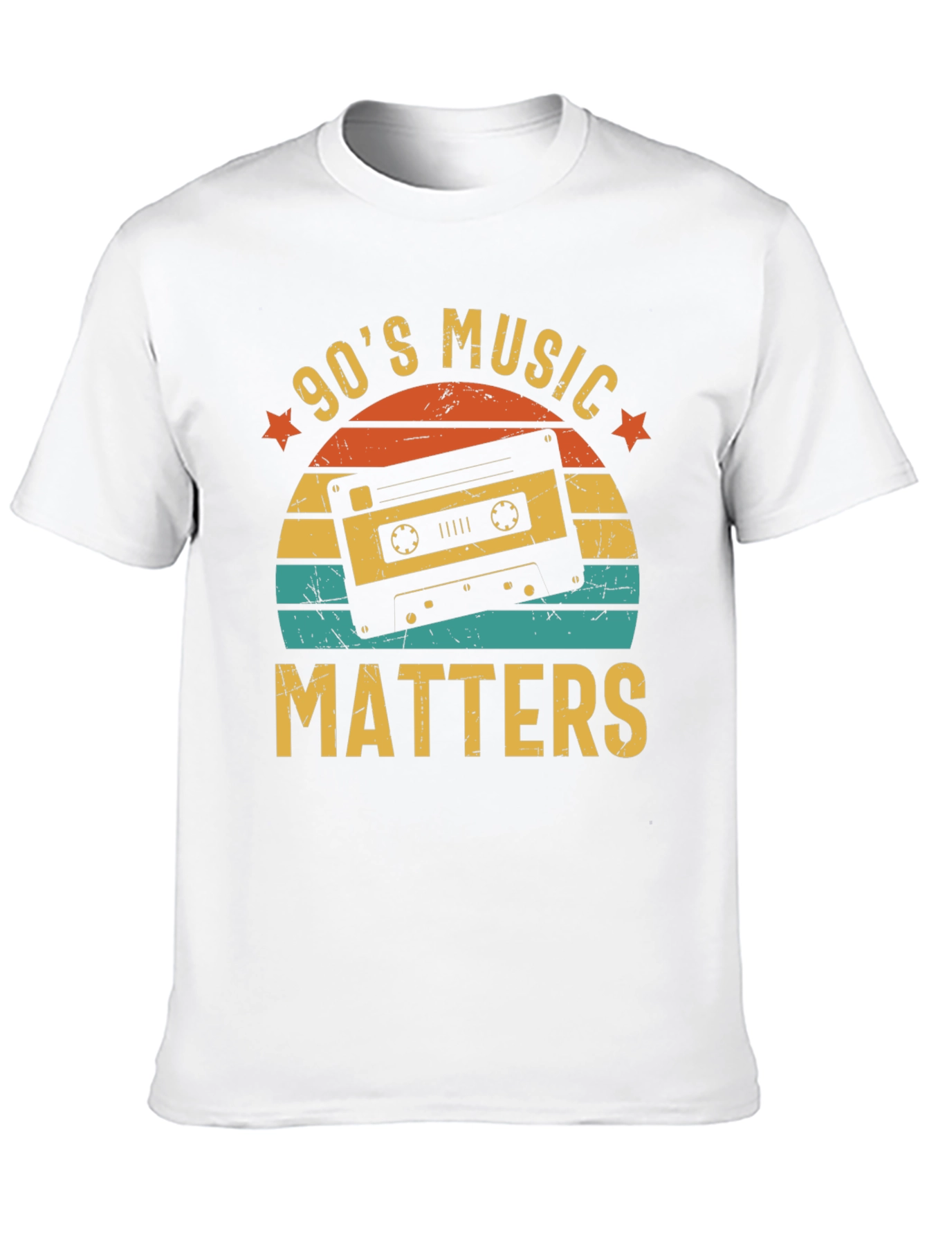 90s Music Matters Retro Cassette Tape T-Shirt
