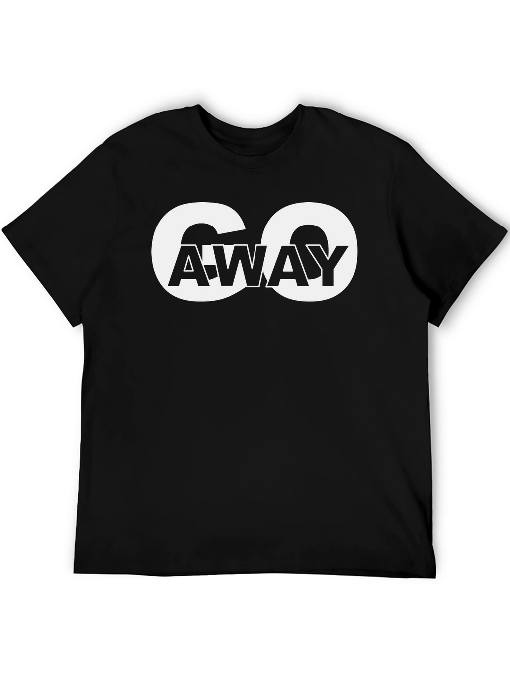 Go Away Graphic Tee - Bold Statement T-Shirt