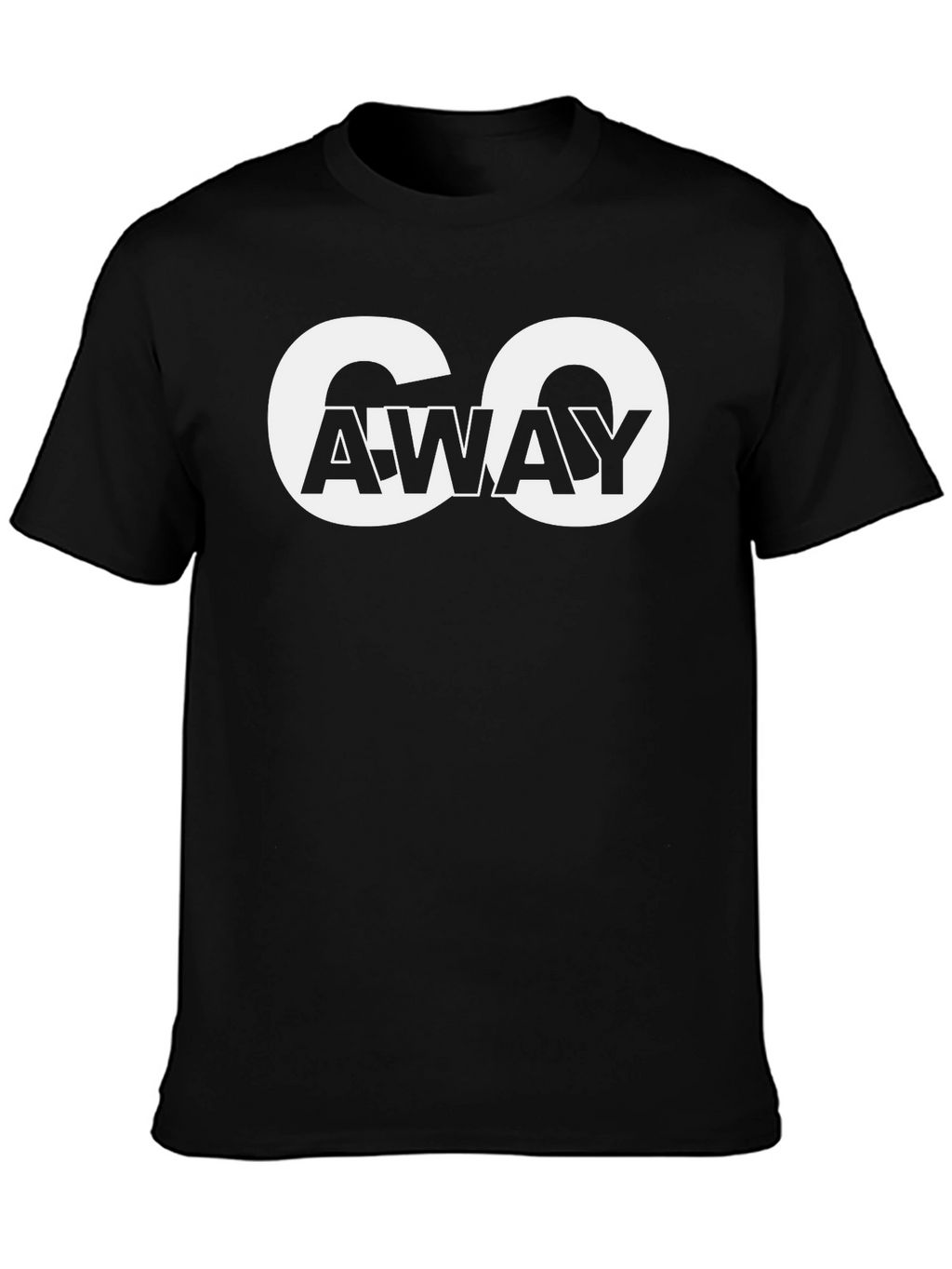 Go Away Graphic Tee - Bold Statement T-Shirt