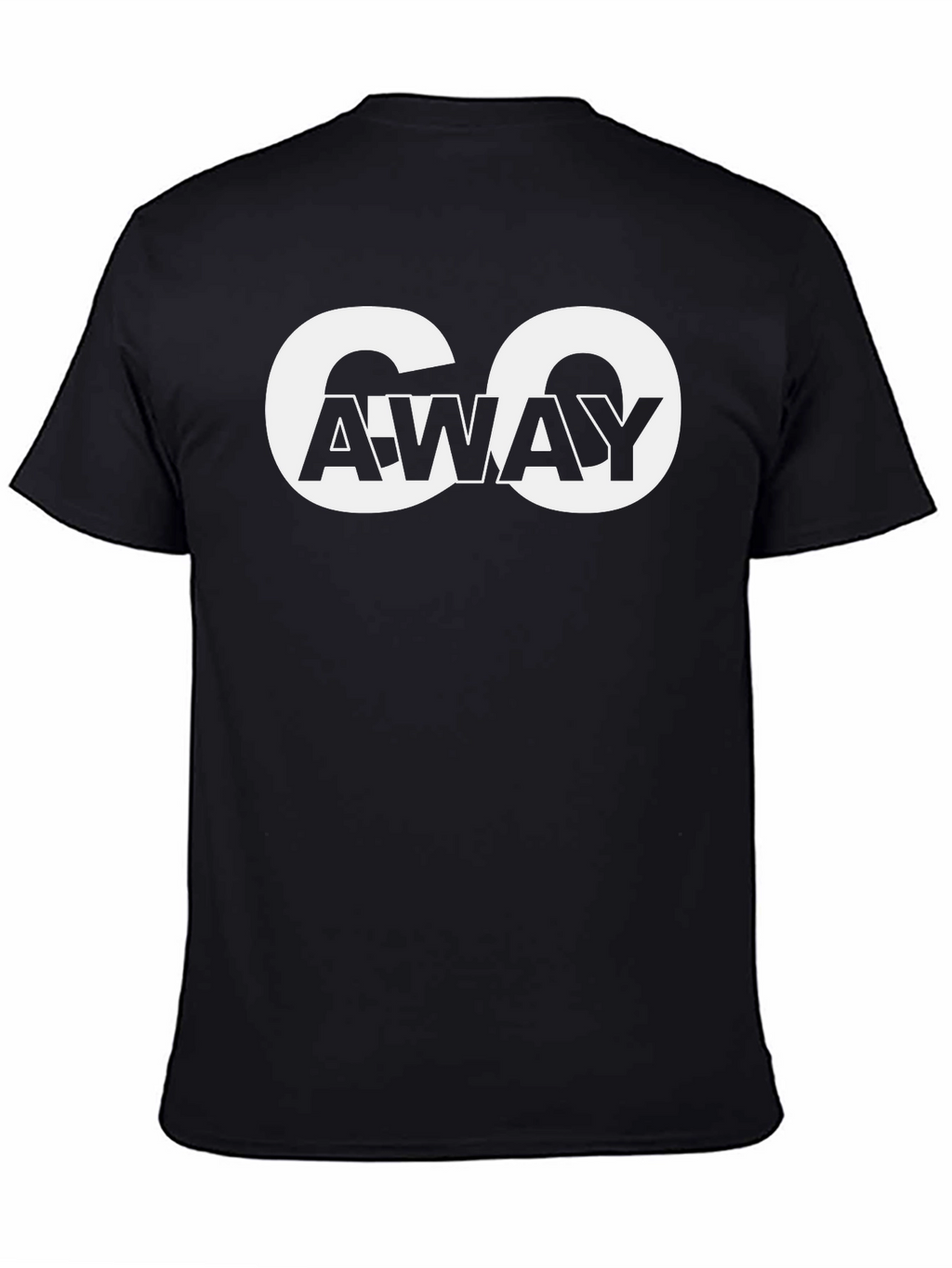 Go Away Graphic Tee - Bold Statement T-Shirt