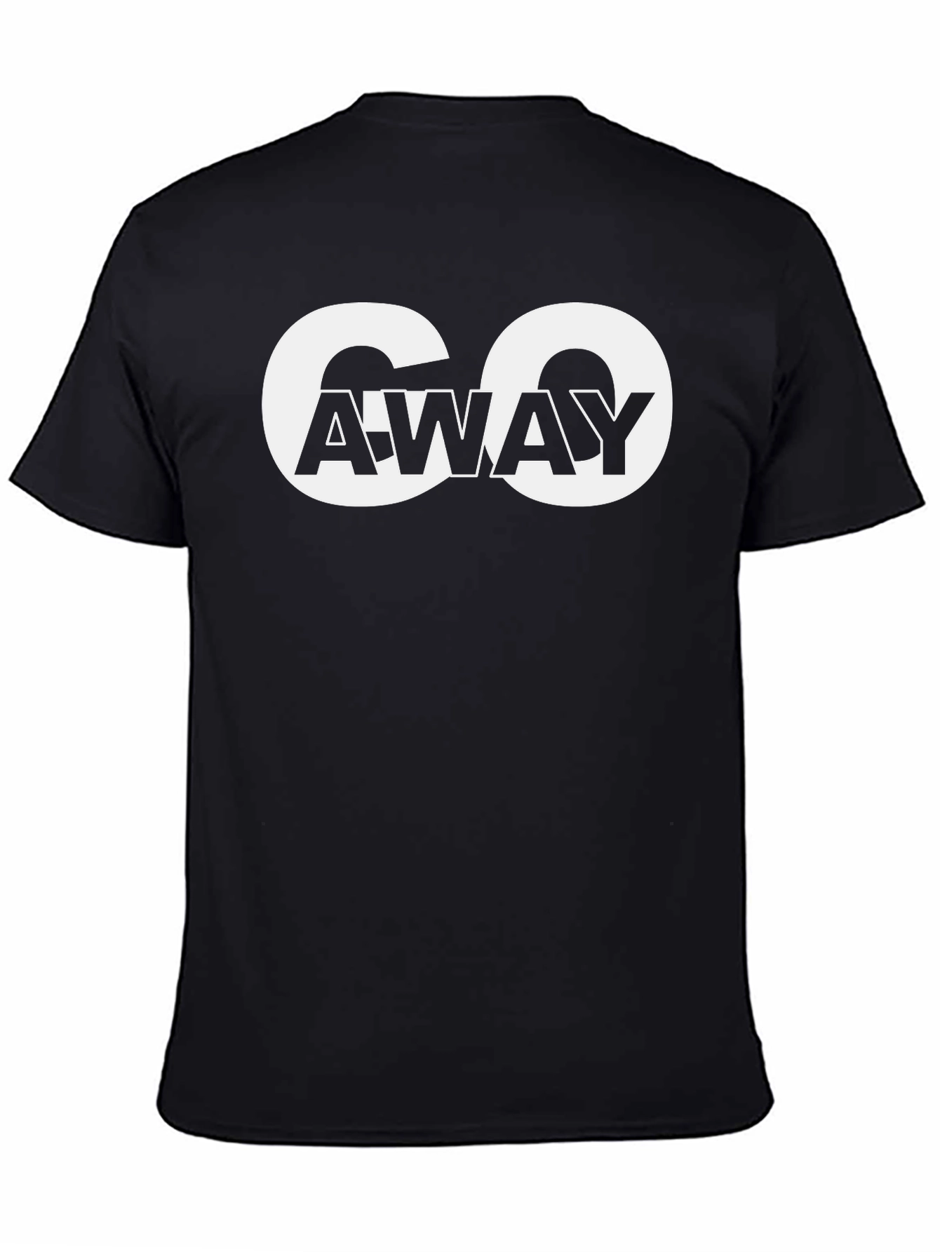 Go Away Graphic Tee - Bold Statement T-Shirt