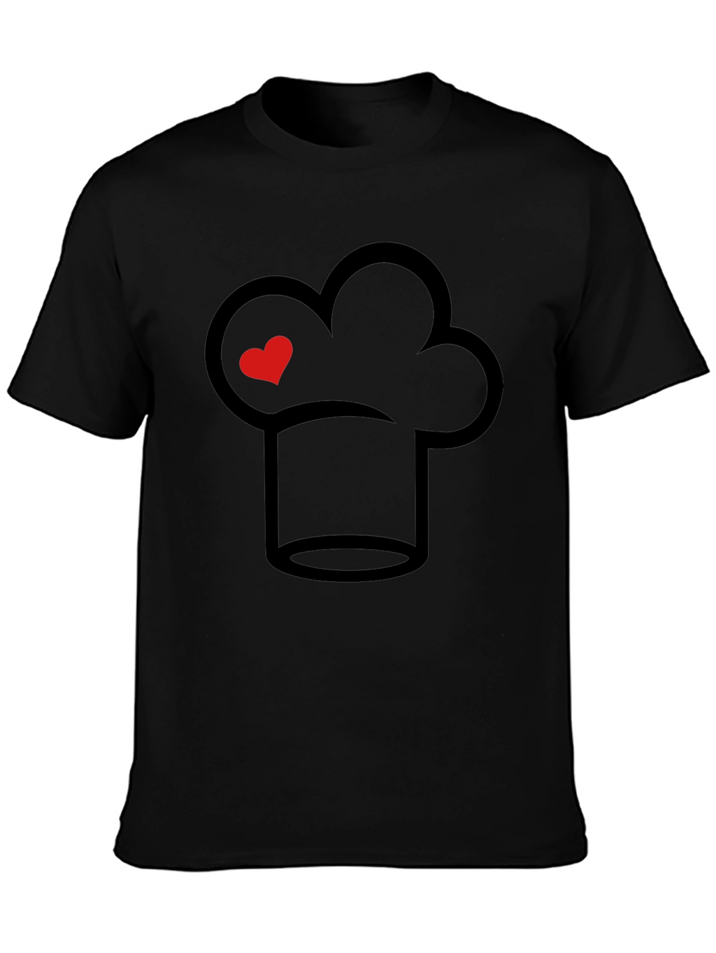 Chef Hat Heart Graphic Tee - Culinary Passion