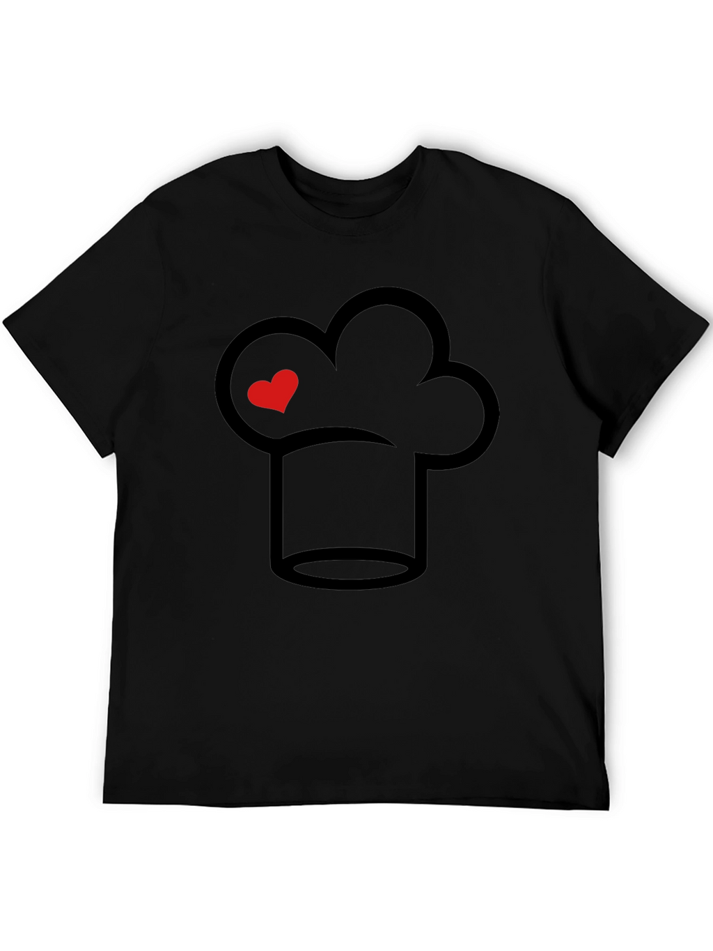 Chef Hat Heart Graphic Tee - Culinary Passion
