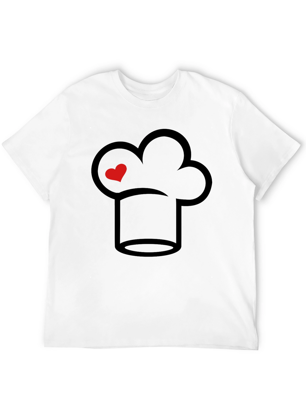 Chef Hat Heart Graphic Tee - Culinary Passion